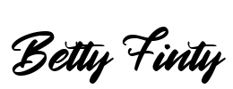 Betty Finty Font Image