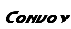 Convoy Font Image