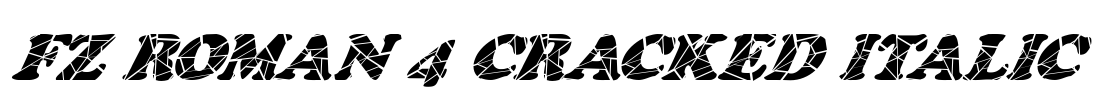 FZ ROMAN 4 CRACKED ITALIC