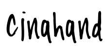 Cinahand Font Image