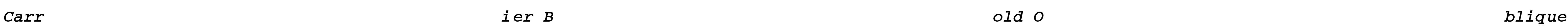 Carrier Bold Oblique Font Image