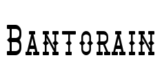 Bantorain Font Image