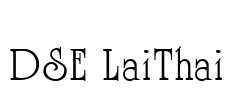 DSE LaiThai Font Image
