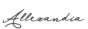 Allexandia Font Image