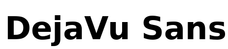DejaVu Sans Font Image