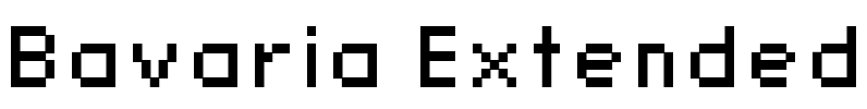 Bavaria Extended Font Image