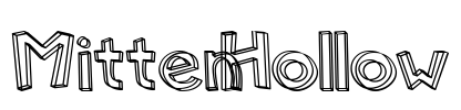 MittenHollow Font Image