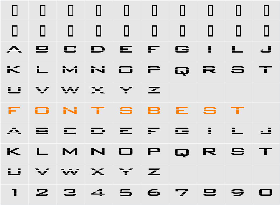 JI-Lunars Character Map