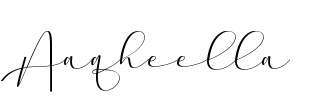 Aaqheella Font Image
