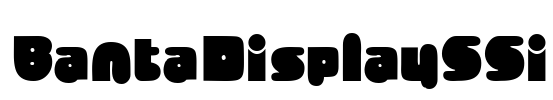 BantaDisplaySSi Font Image