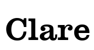Clare Font Image
