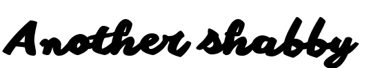 Another shabby Font Image