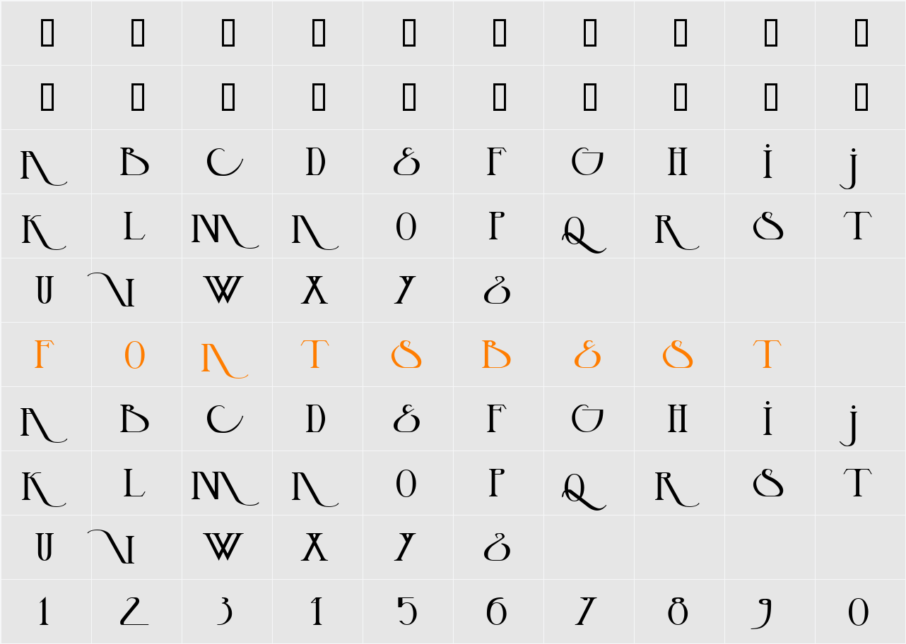 Backspace Character Map