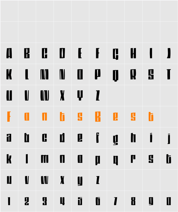 DS Thompson Character Map