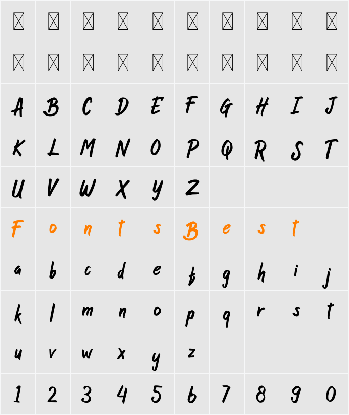 Butter Pineapple Character Map