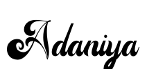 Adaniya Font Image