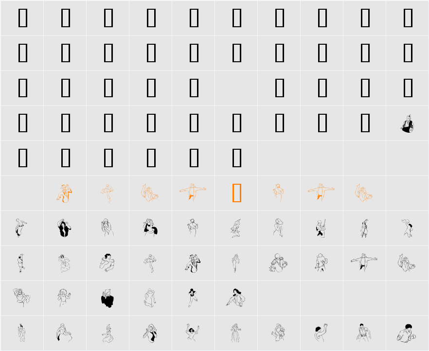 Dancer In The Dark III Character Map
