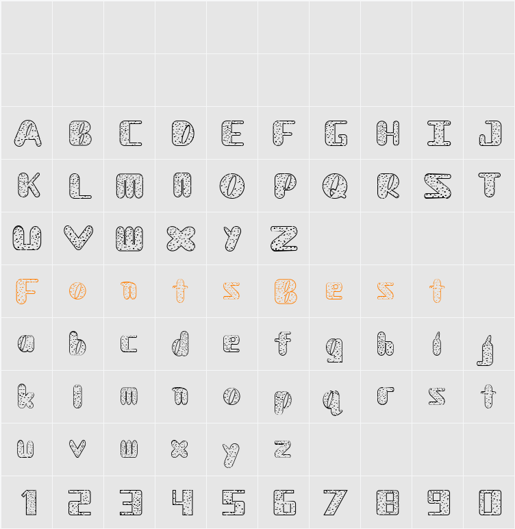 NADC Dalmatian Character Map