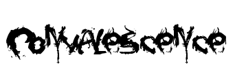Convalescence Font Image