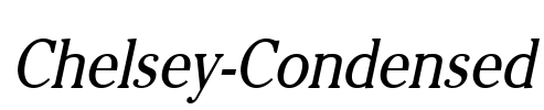 Chelsey-Condensed Font Image