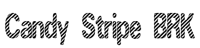 Candy Stripe BRK Font Image