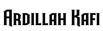 Ardillah Kafi Font Image
