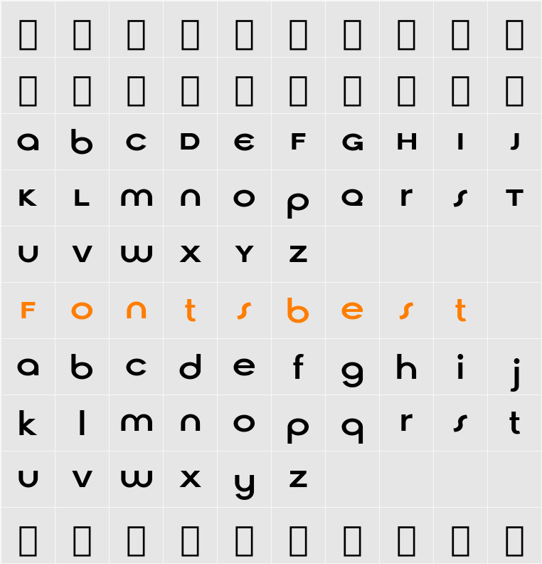 Cirqua Character Map