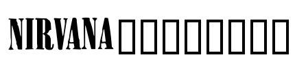 Bandnames Font Image