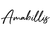 Amabillis Font Image