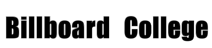 Billboard College Font Image
