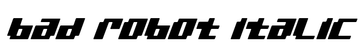 bad robot italic
