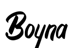 Boyna Font Image