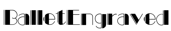 BalletEngraved Font Image