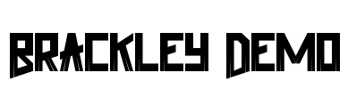 Brackley Demo Font Image