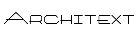 Architext Font Image