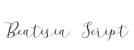Beatisia Script Font Image