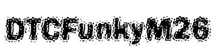 DTCFunkyM26 Font Image