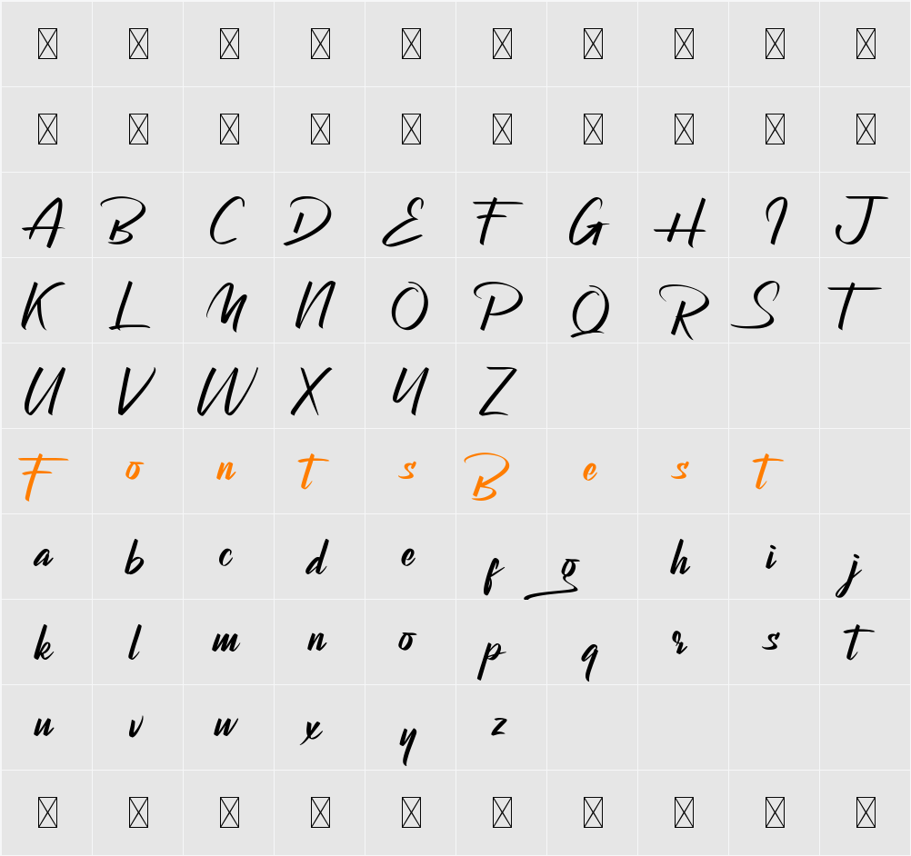 Bagsman Demo Character Map