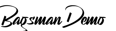Bagsman Demo