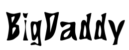 BigDaddy Font Image