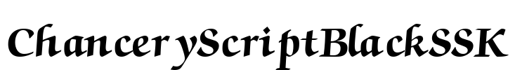 ChanceryScriptBlackSSK
