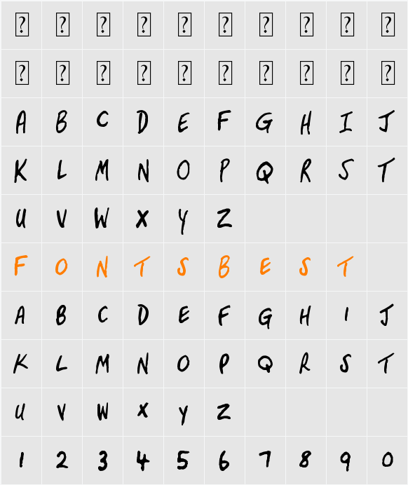 Davy Francis Character Map
