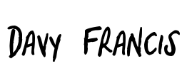 Davy Francis Font Image