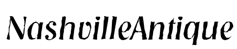 NashvilleAntique Font Image