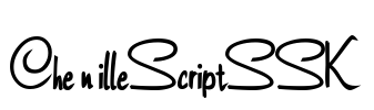 ChenilleScriptSSK Font Image