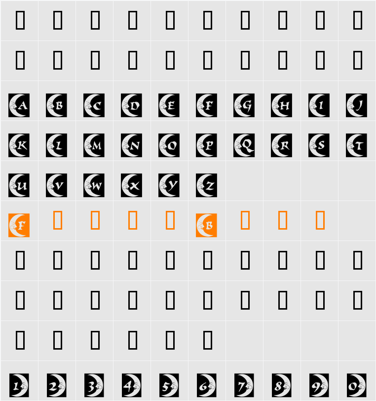 Mr. Moon Man Character Map
