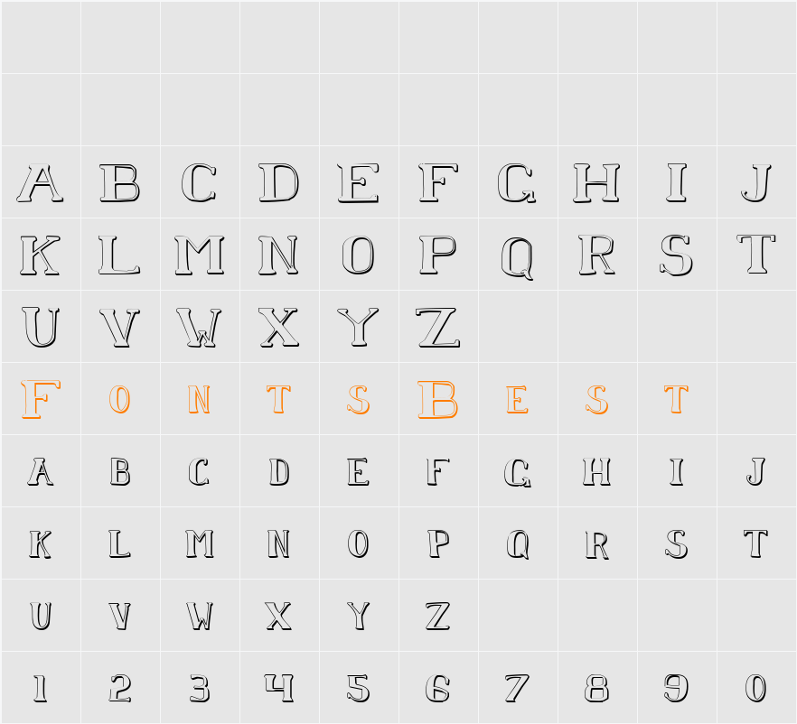 Chardin Doihle Shadow Character Map
