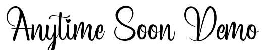 Anytime Soon Demo