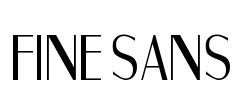 Fine Sans Font Image