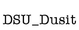 DSU_Dusit Font Image